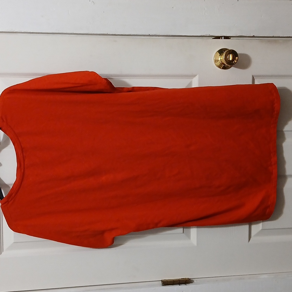 Zara Red T-shirt Dress - Picture 4 of 4